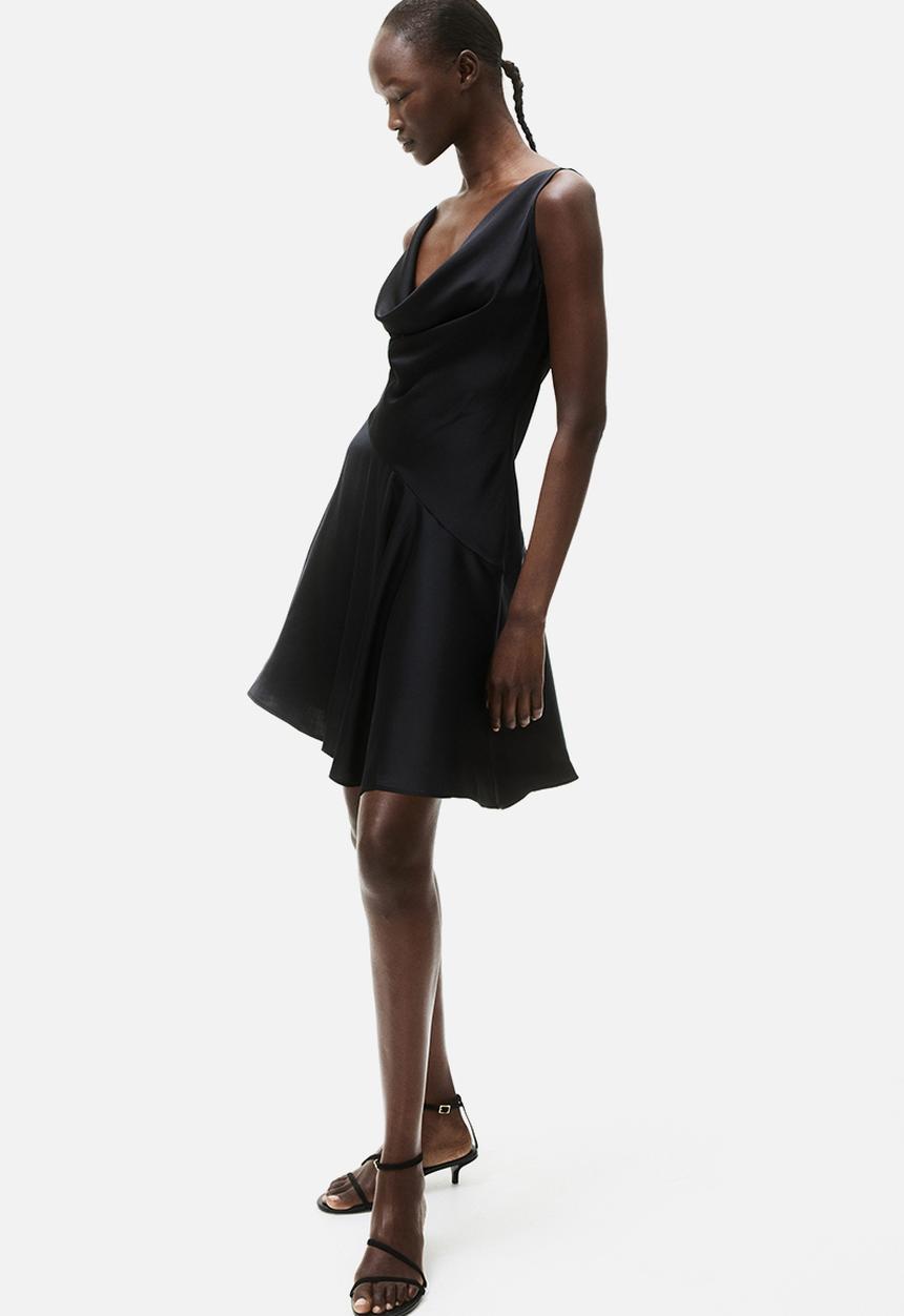 H&M - Cowl-neck dress - black
