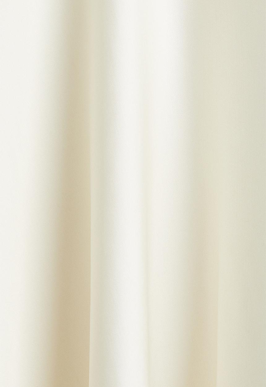 H&M - V-neck satin dress - white