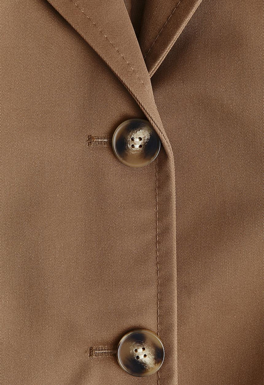 H&M - Oversized twill jacket - dark beige