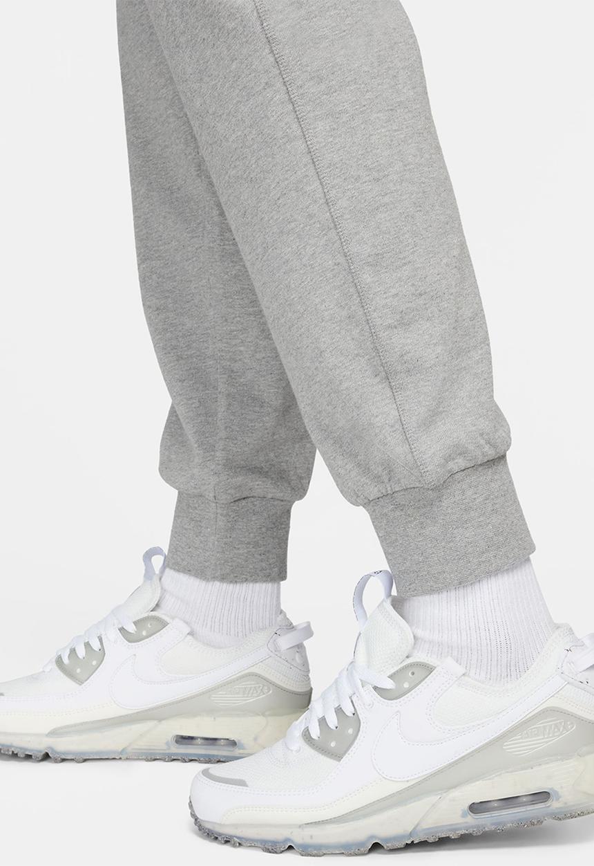 Nike - Nike Club Men's Knit Joggers - Dk Grey Heather/White