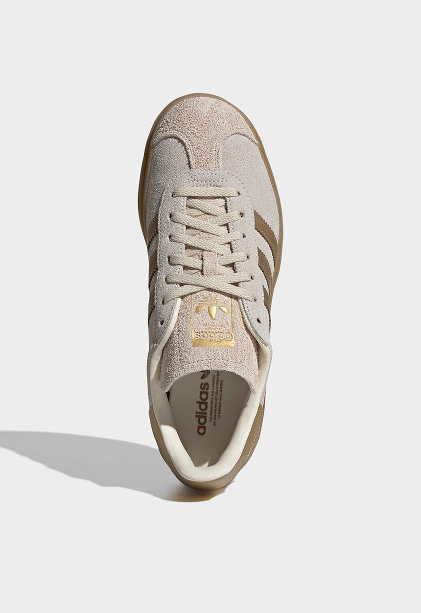 adidas Originals - Gazelle bold w - cream white/cream white/brown desert