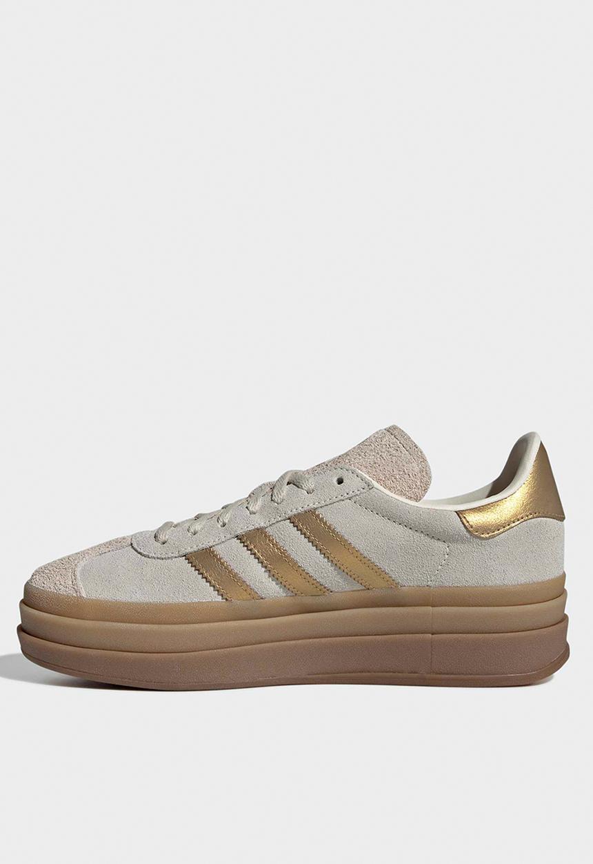 adidas Originals - Gazelle bold w - cream white/cream white/brown desert