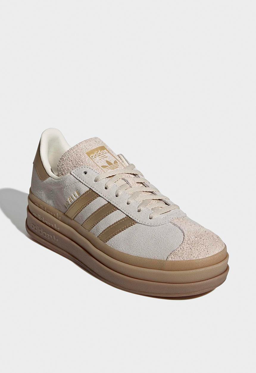 adidas Originals - Gazelle bold w - cream white/cream white/brown desert