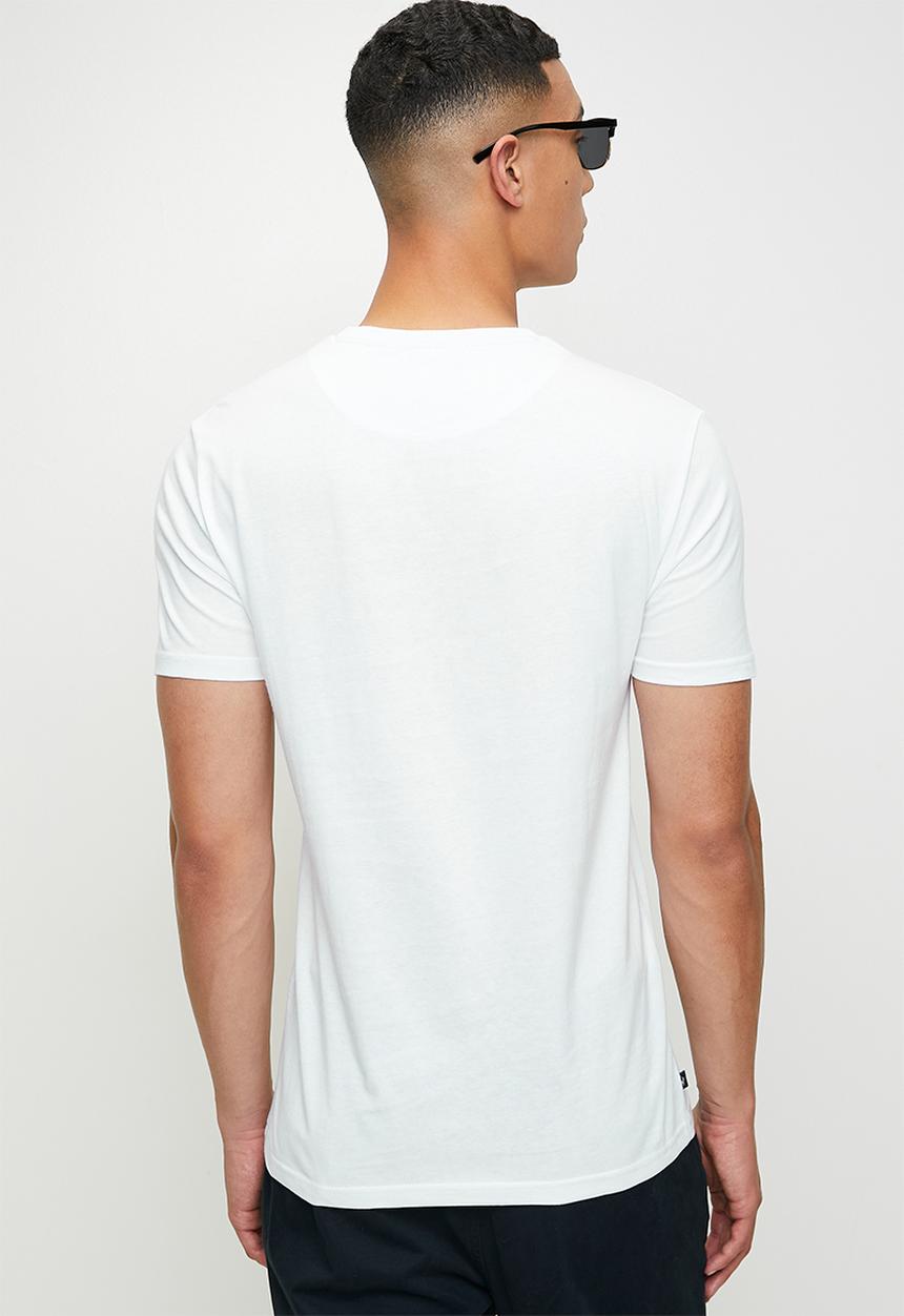 POLO - Daxton  logo short sleeve T-shirt - white