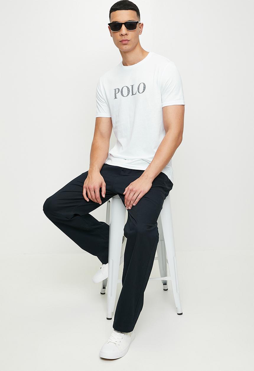 POLO - Daxton  logo short sleeve T-shirt - white
