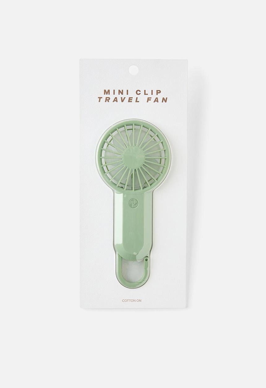 Rubi - Mini Travel Fan - Sage