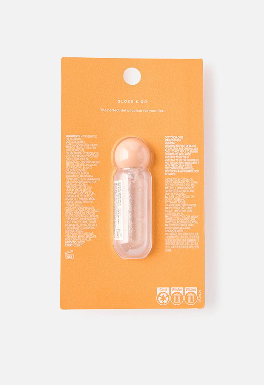 Rubi - Lip Gloss - Coral Shimmer