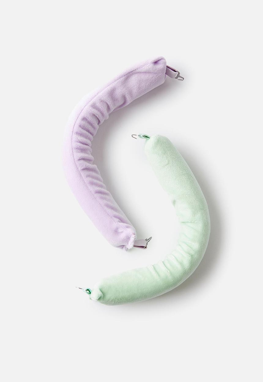 Rubi - Hair Like A Pro Leave In Hair Rollers - Sage/Lilac