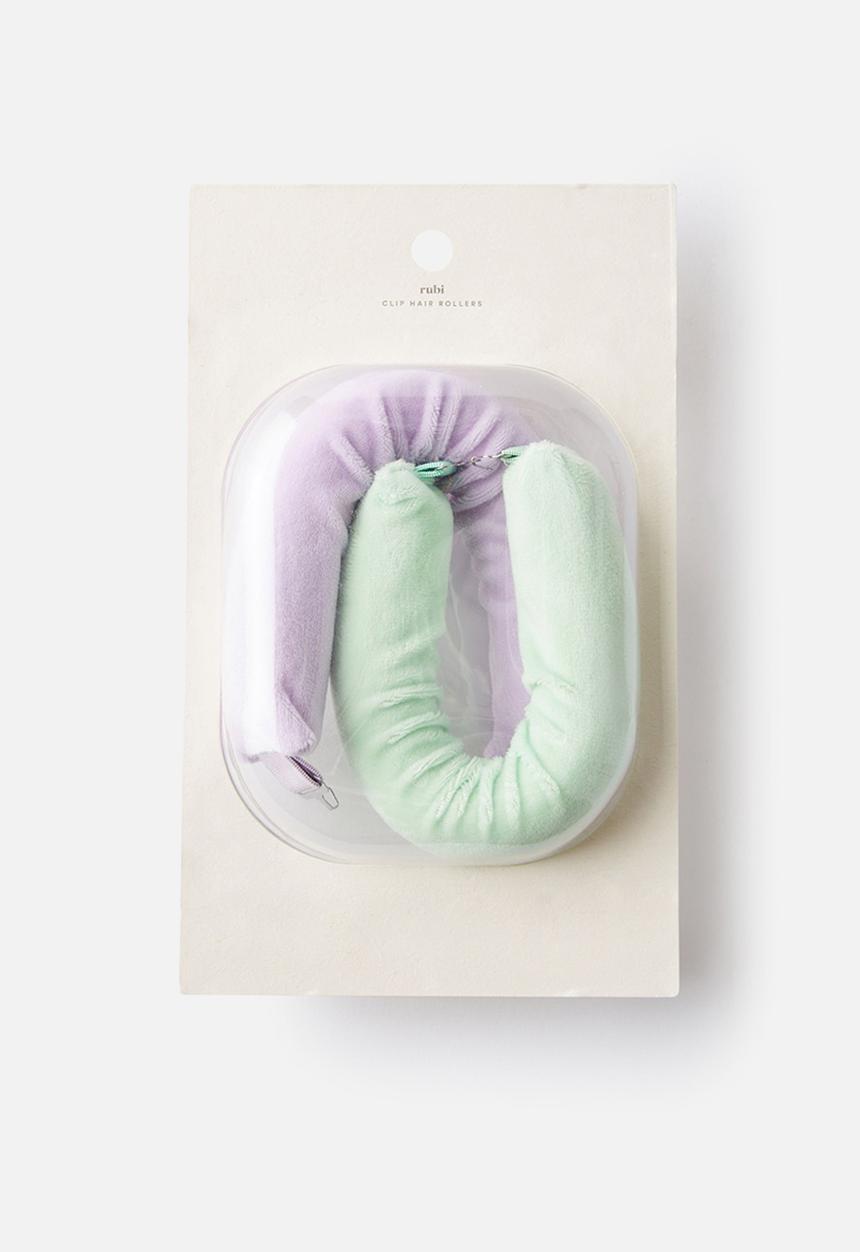 Rubi - Hair Like A Pro Leave In Hair Rollers - Sage/Lilac