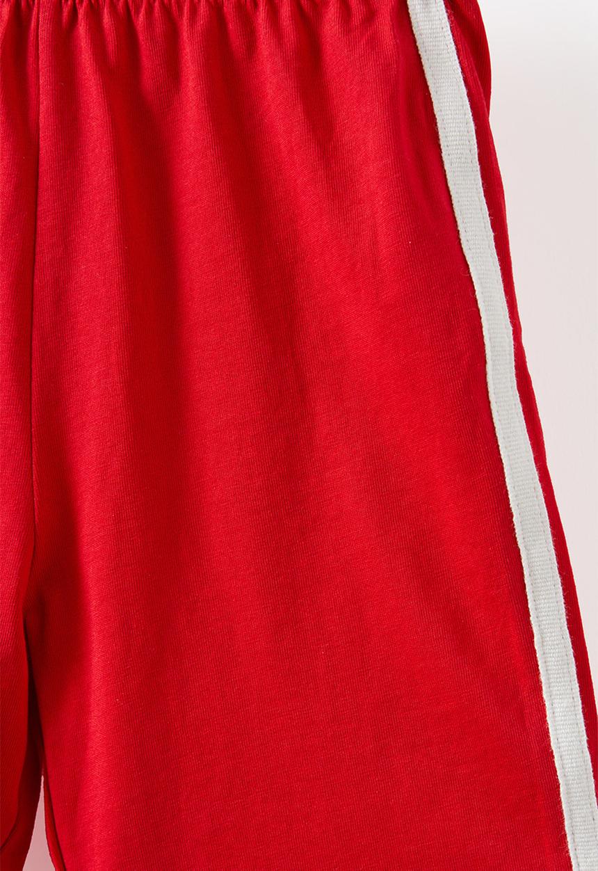 Cotton On - Blair relaxed pull on pant - varsity red