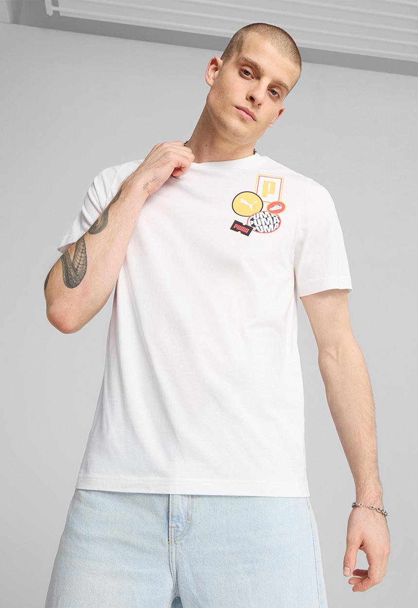 PUMA - GRAPHICS Icon Tee M - PUMA White