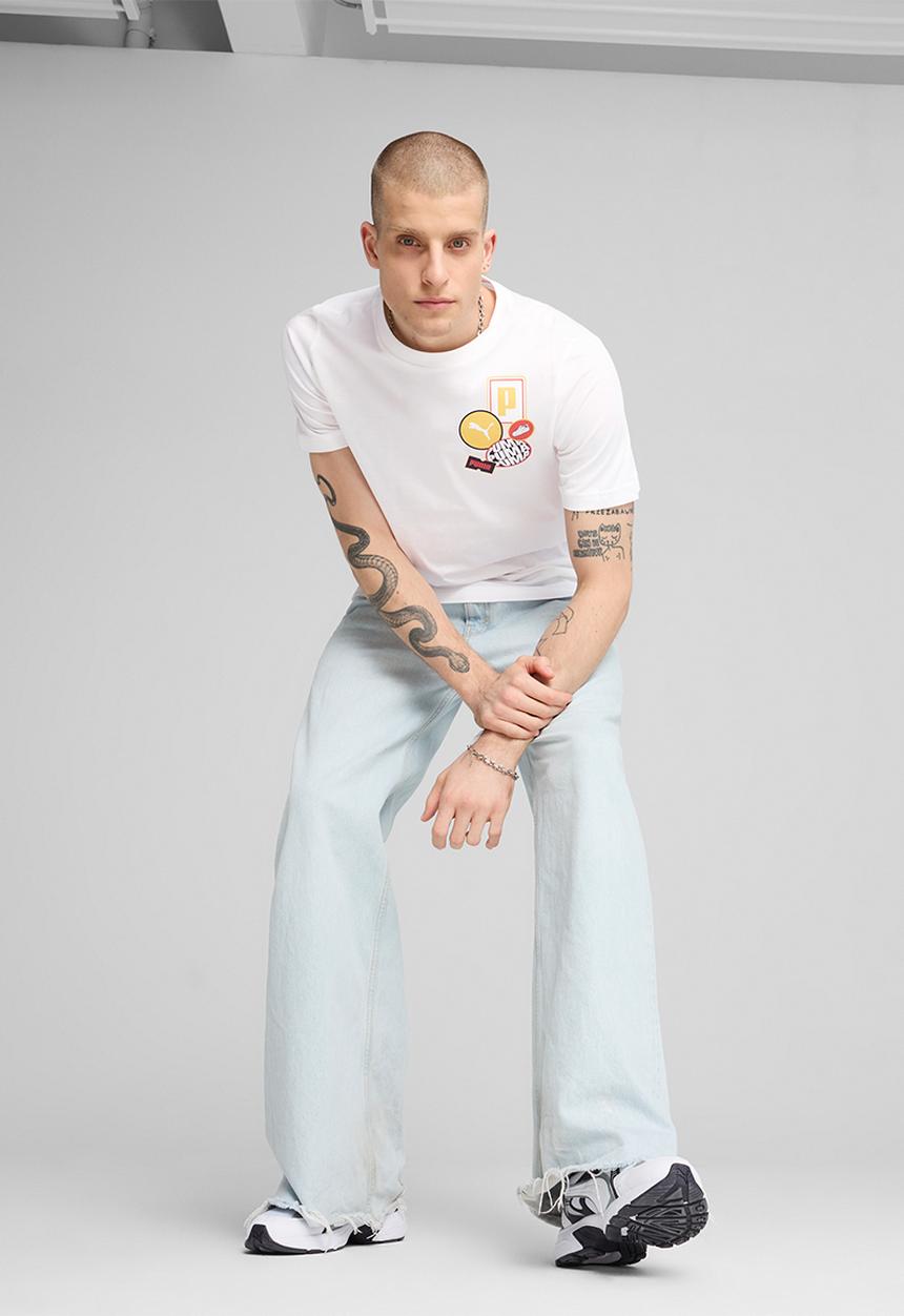 PUMA - GRAPHICS Icon Tee M - PUMA White