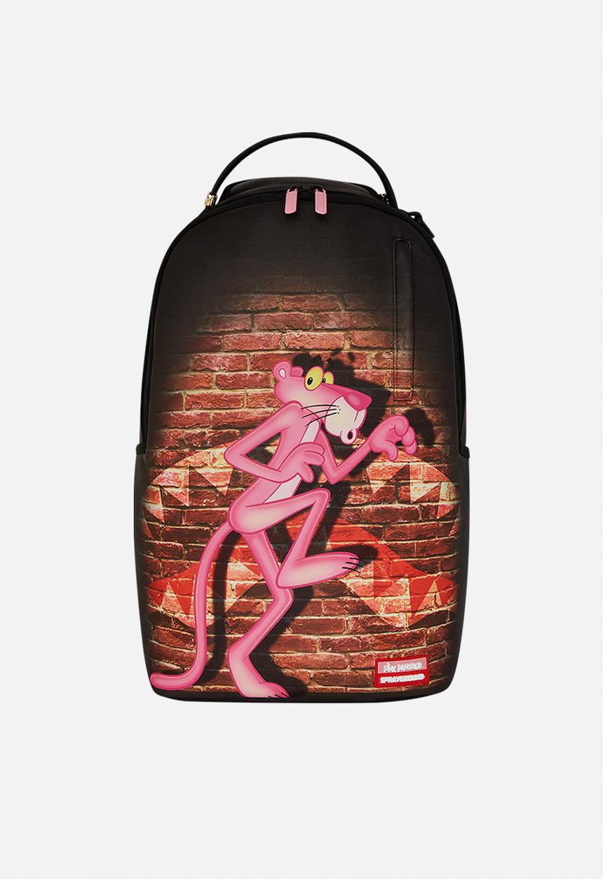 Pink panther caught sneaking dlxr backpack - black