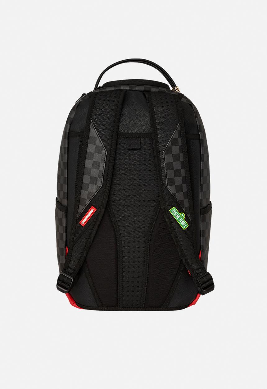 Sprayground - Sesame street cookie monster sneaking a bite dlxsv backpack - black