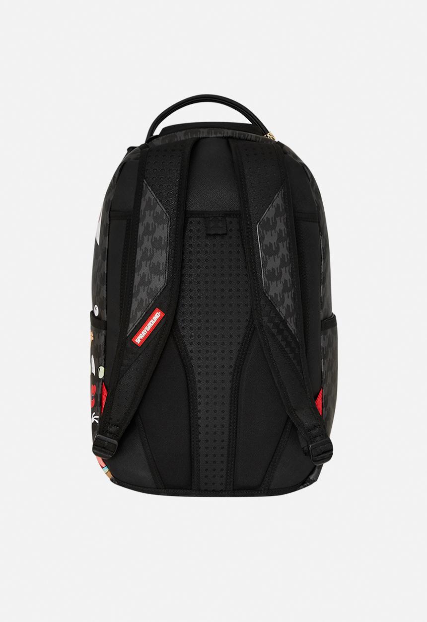 Sprayground - 90s nick crammed reveal dlxsv backpack - black