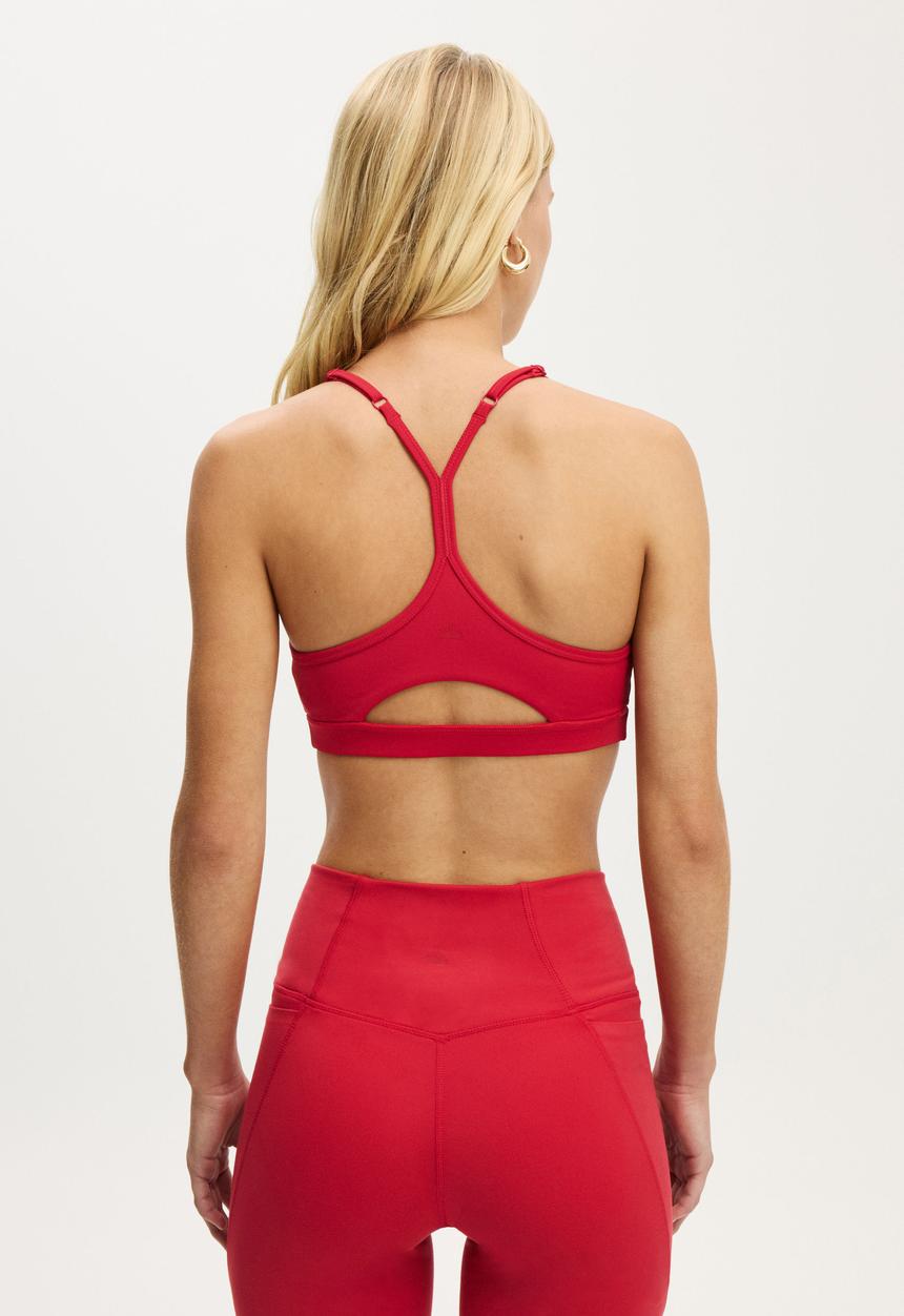 Cotton On - 365 Keyhole Crop - Poppy