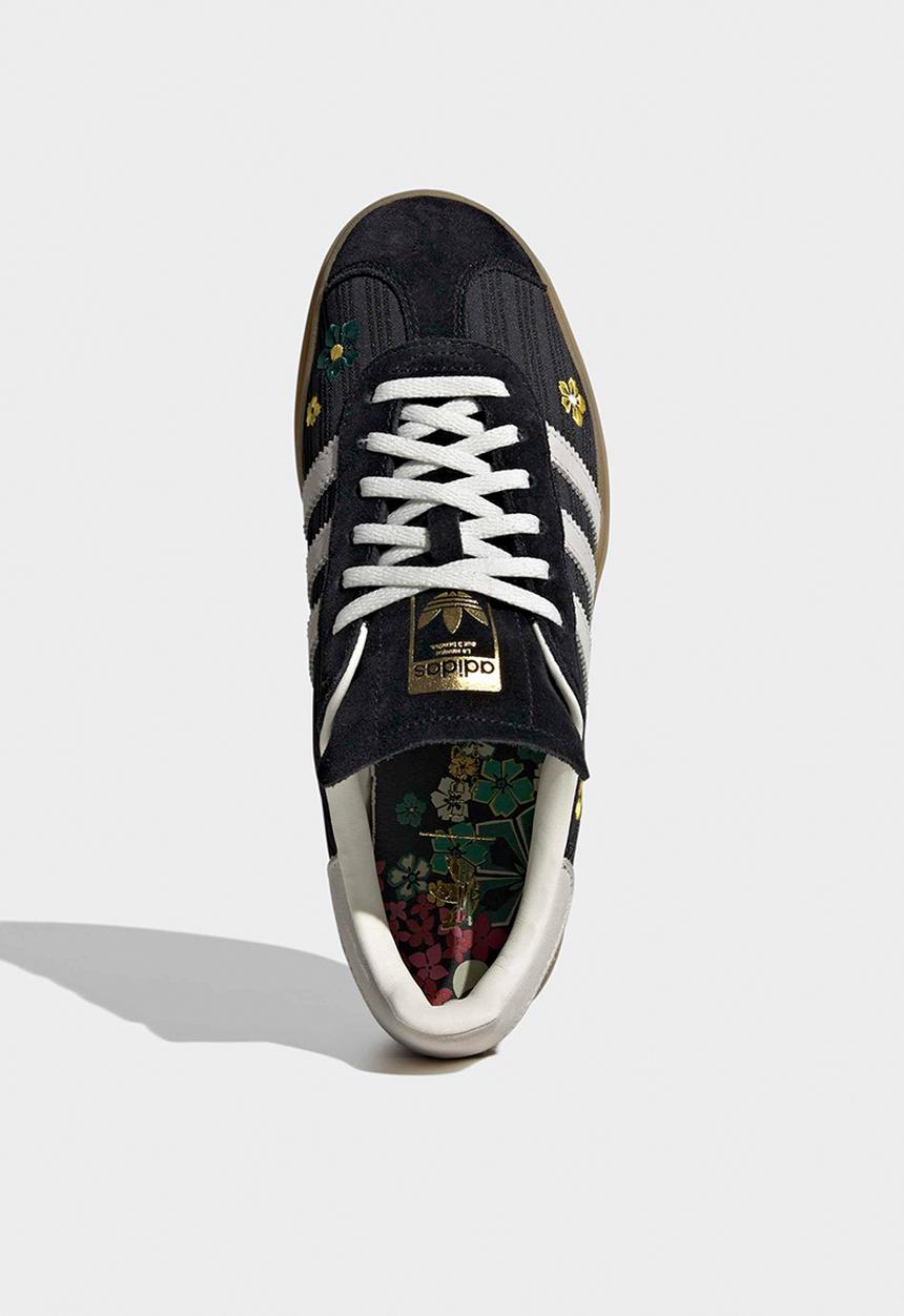 靴  Originals Gazelle bold GAZELLE BOLD W - core black/off white/eqt yellow