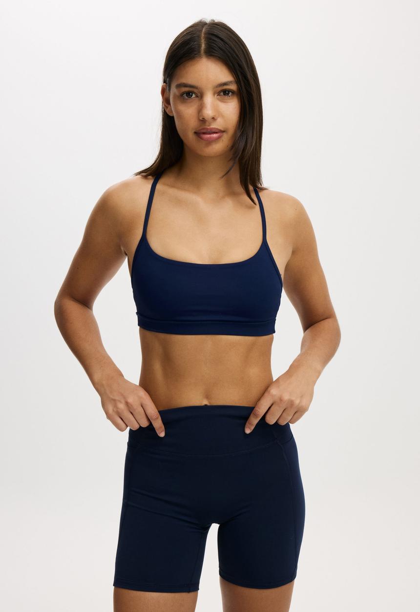 Cotton On - Ultra Soft Side Pocket Bike Short - Prep Sport Navy