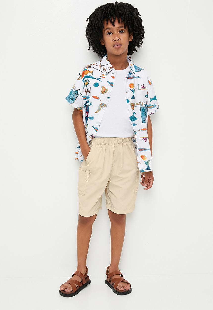Pop Candy - Utility shorts - brown