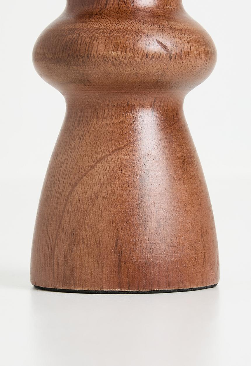 H&S - Cera dinner candle holder set of 2 - natural