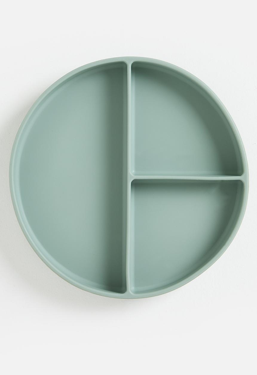 Excellent Houseware - Silly silicone plate - green