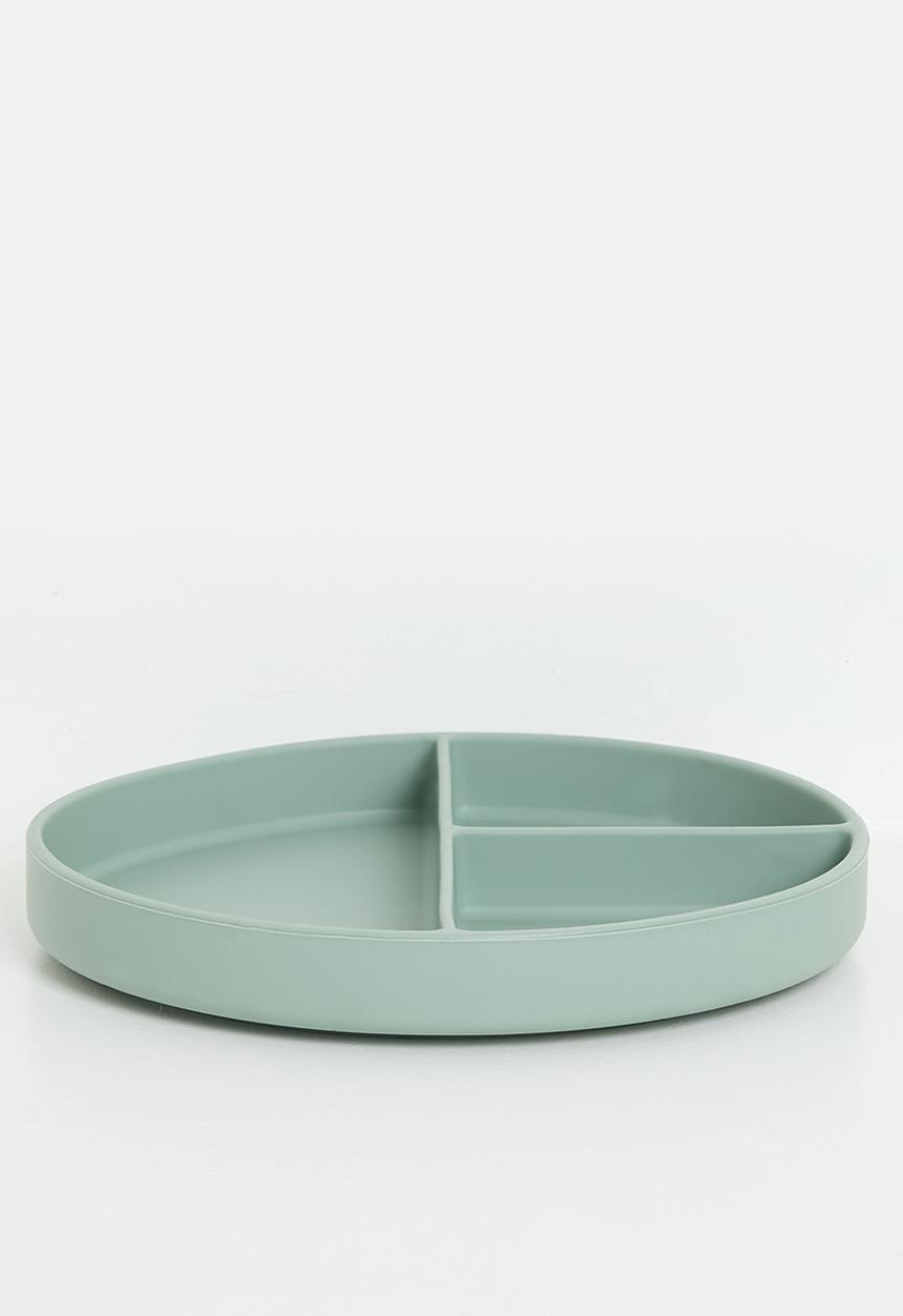 Excellent Houseware - Silly silicone plate - green
