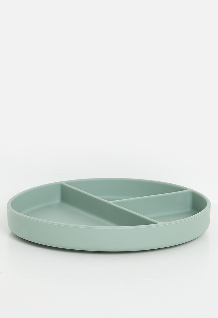 Excellent Houseware - Silly silicone plate - green