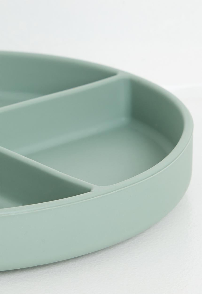 Excellent Houseware - Silly silicone plate - green