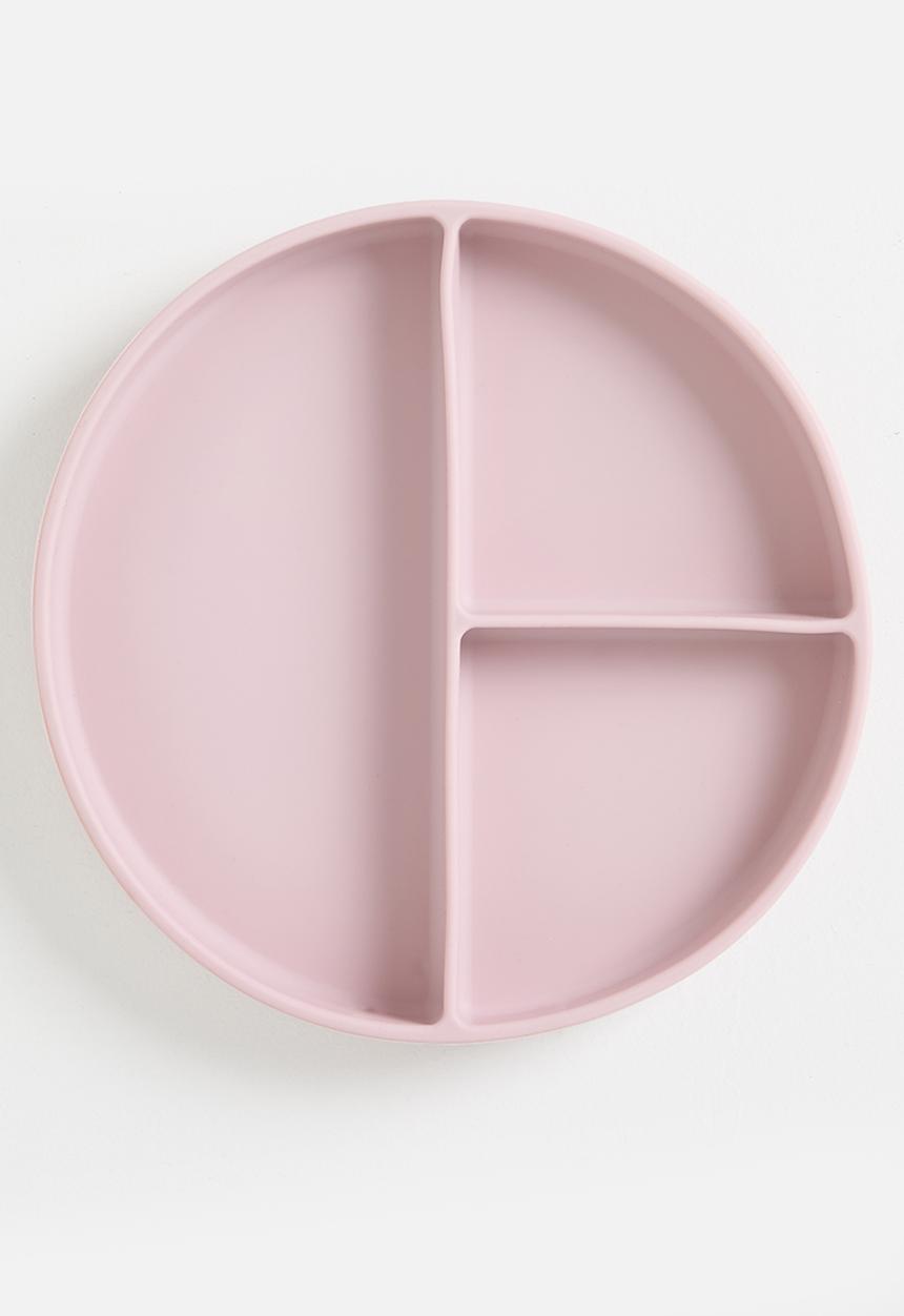 Excellent Houseware - Silly silicone plate - pink