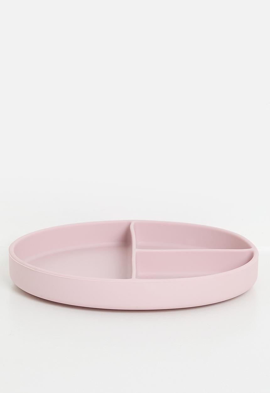 Excellent Houseware - Silly silicone plate - pink
