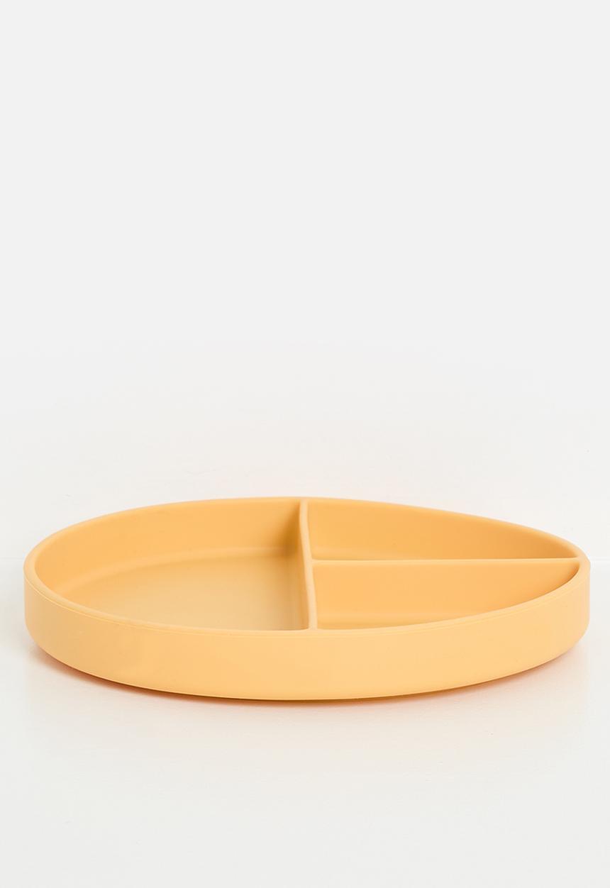 Excellent Houseware - Silly silicone plate - yellow