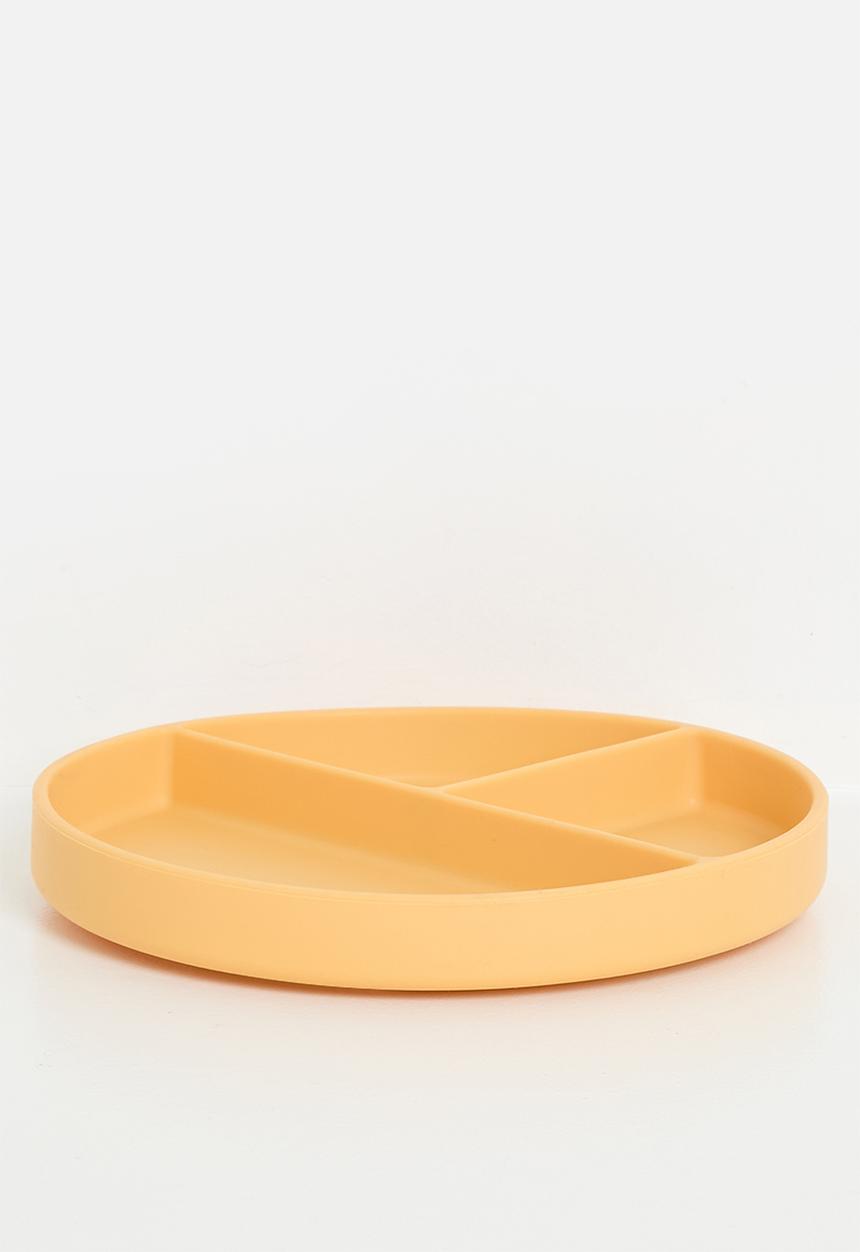 Excellent Houseware - Silly silicone plate - yellow