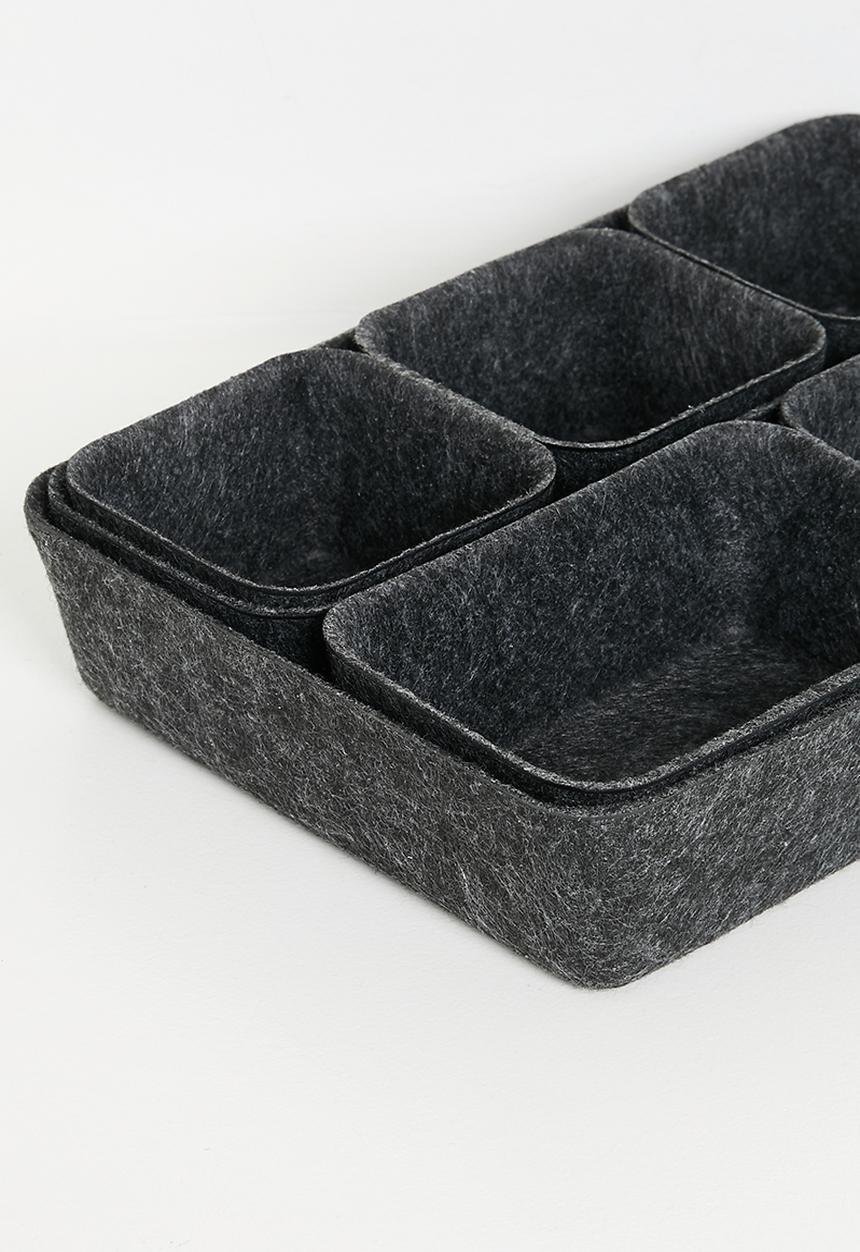 Storage Solutions - Nico nested storage set - charcoal