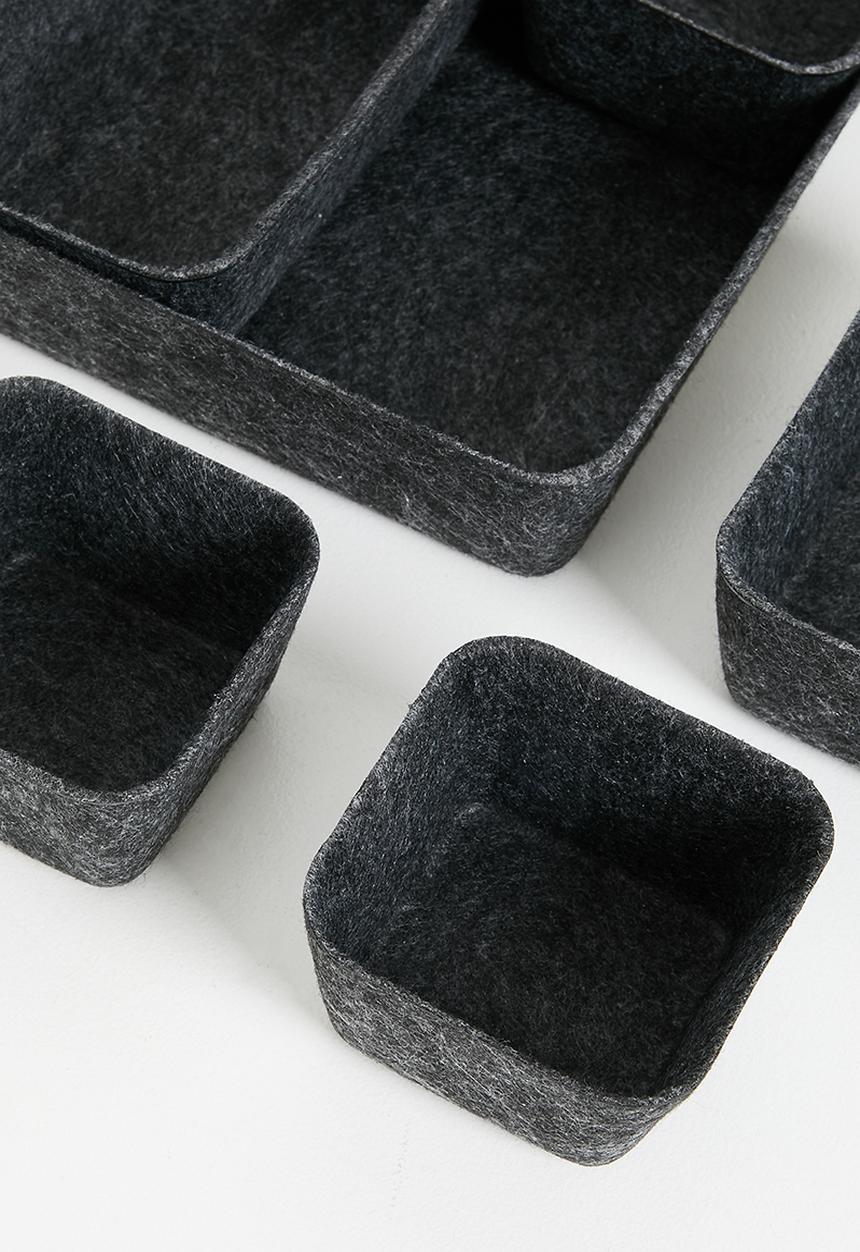 Storage Solutions - Nico nested storage set - charcoal