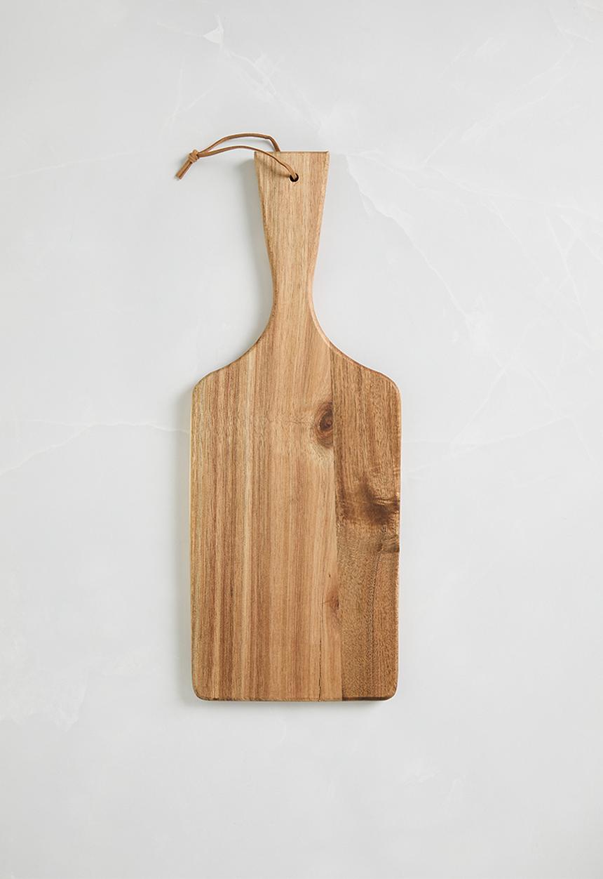 Excellent Houseware - Set of 2 Acacia chopping boards - natural