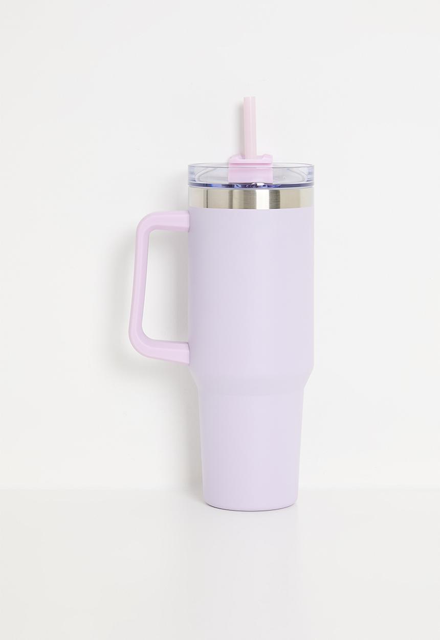 Excellent Houseware - Ren stainless steel drinking mug - lilac