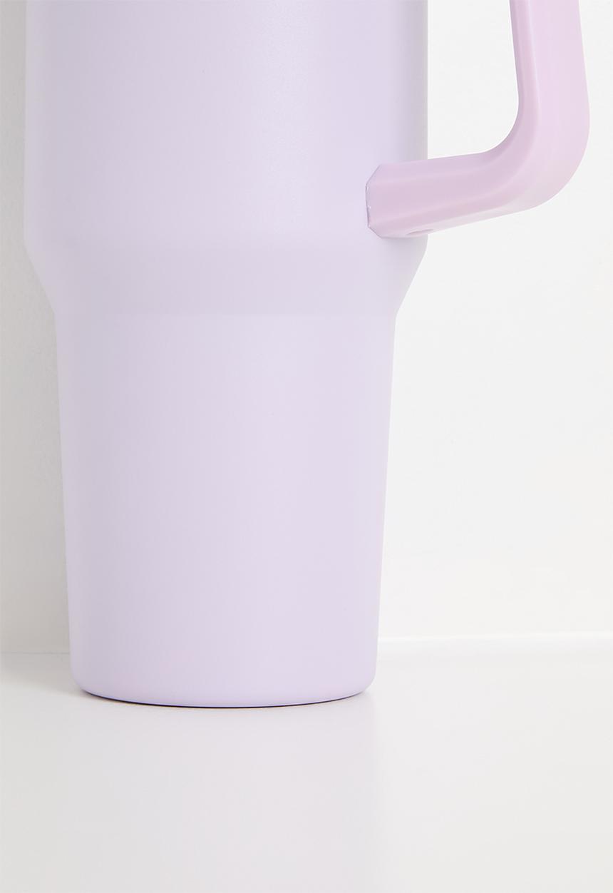 Excellent Houseware - Ren stainless steel drinking mug - lilac