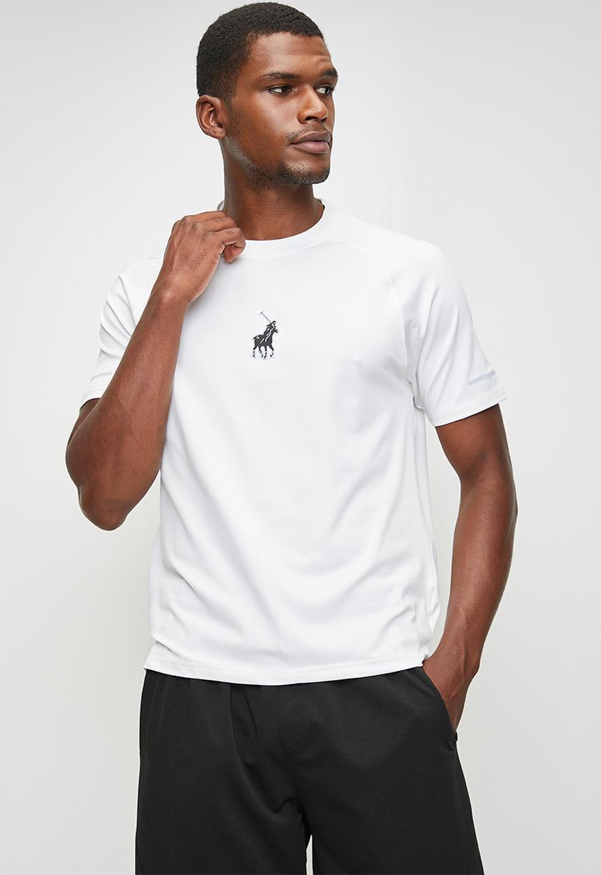 POLO - MELUSI  SPORT SS RUNNING TEE - OFF WHITE