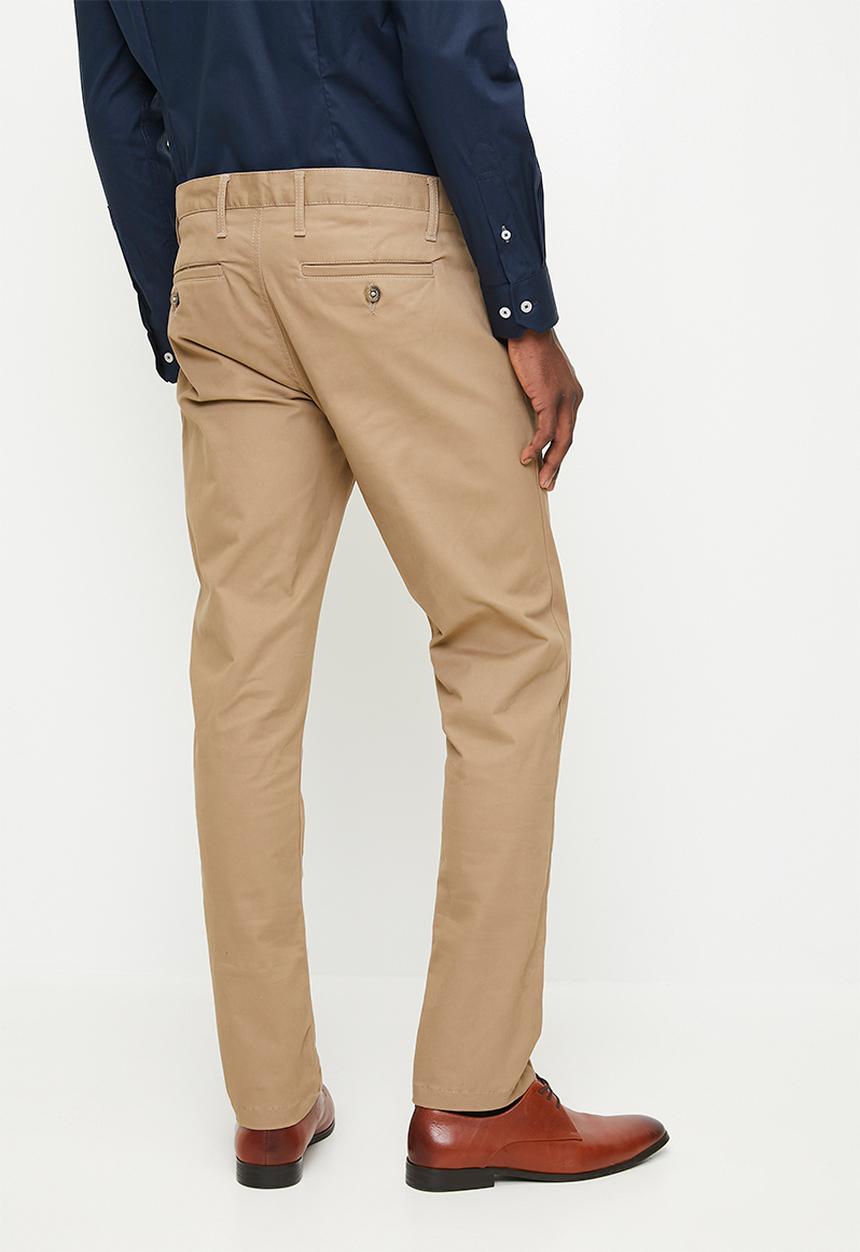 POLO - VENICE  ESSENTIAL SLIM LEG trouser - KHAKI