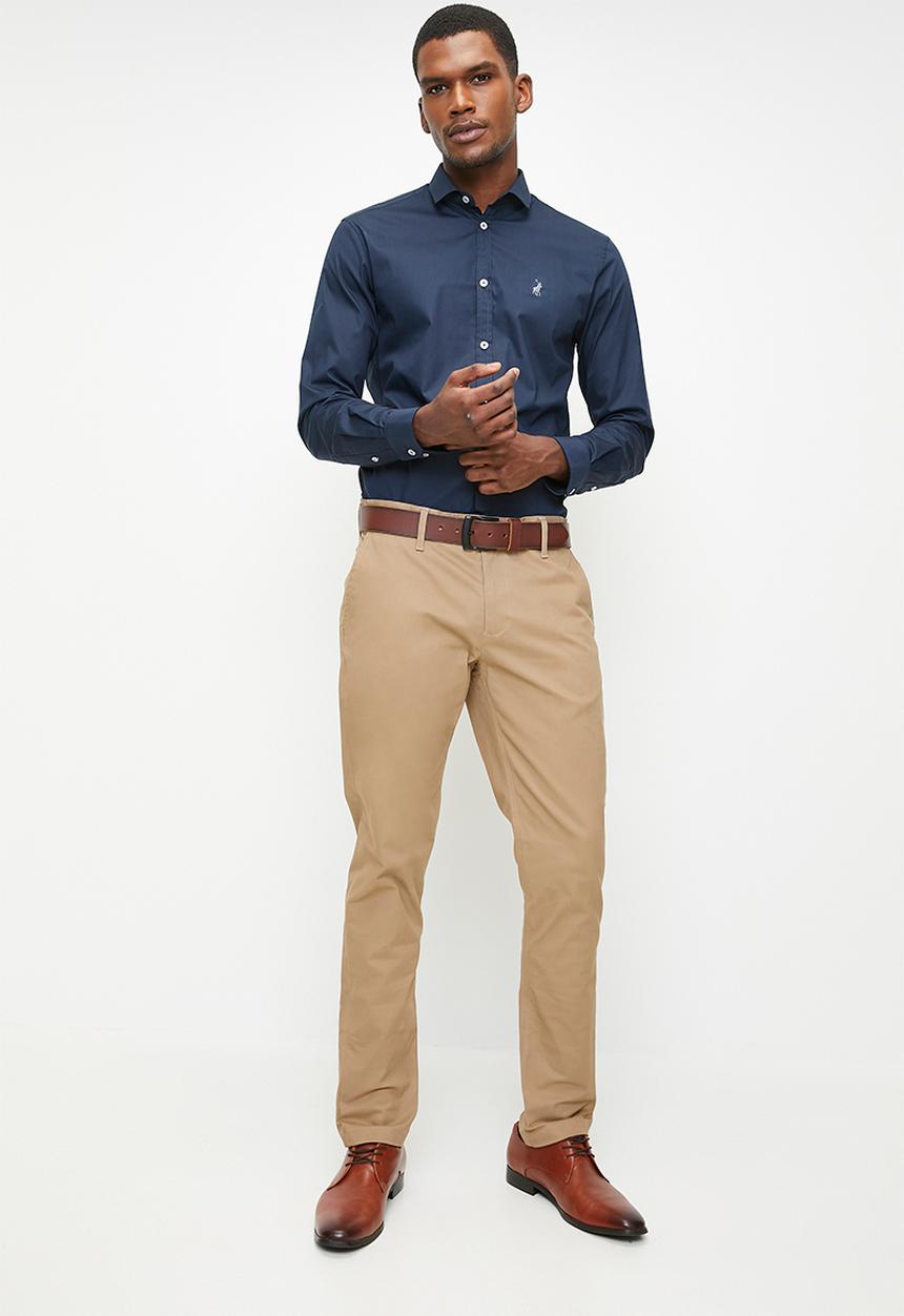 POLO - VENICE  ESSENTIAL SLIM LEG trouser - KHAKI