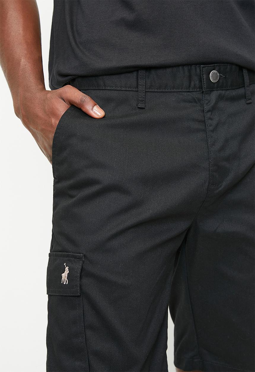 POLO - TRAVIS  PJC CARGO SHORT - BLACK
