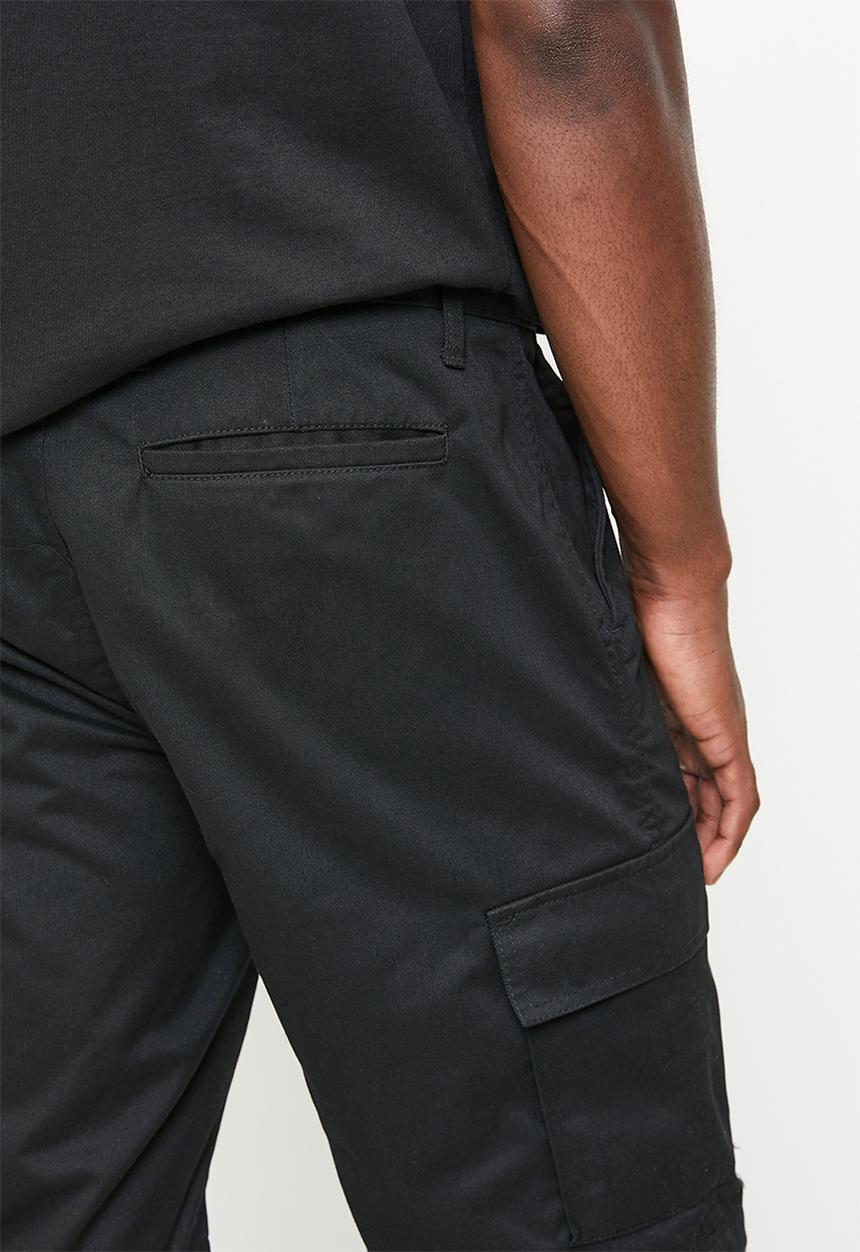 POLO - TRAVIS  PJC CARGO SHORT - BLACK