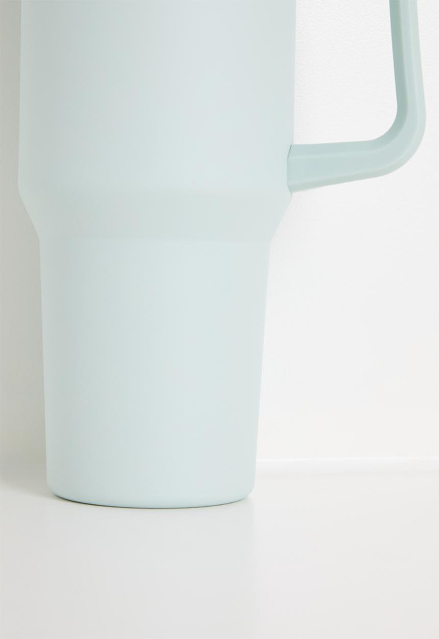 Excellent Houseware - Ren stainless steel drinking mug - light blue