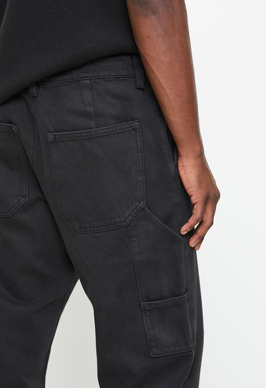 Cotton On - Baggy Worker Pant - Black