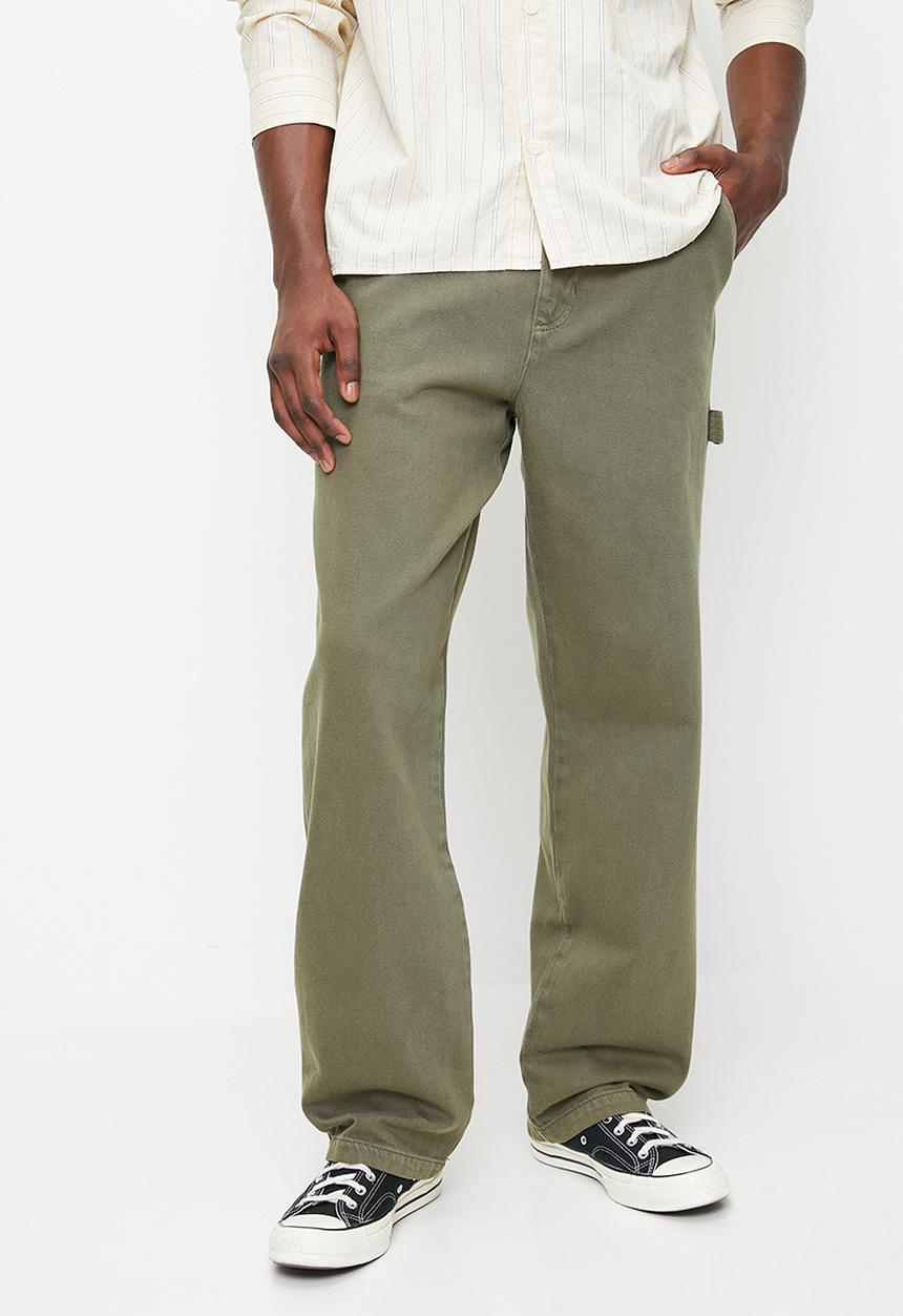 Cotton On - Baggy Worker Pant - Military