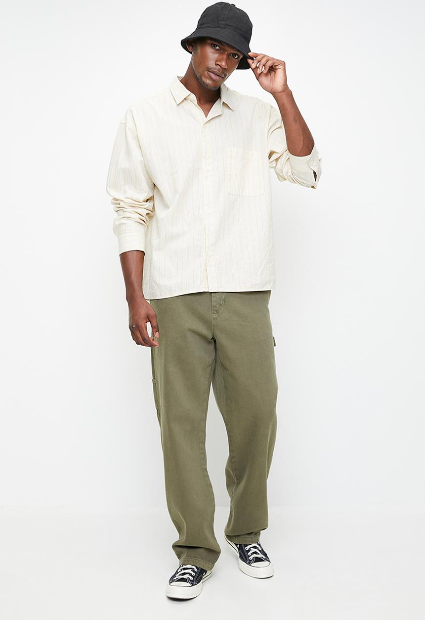 Cotton On - Baggy Worker Pant - Military