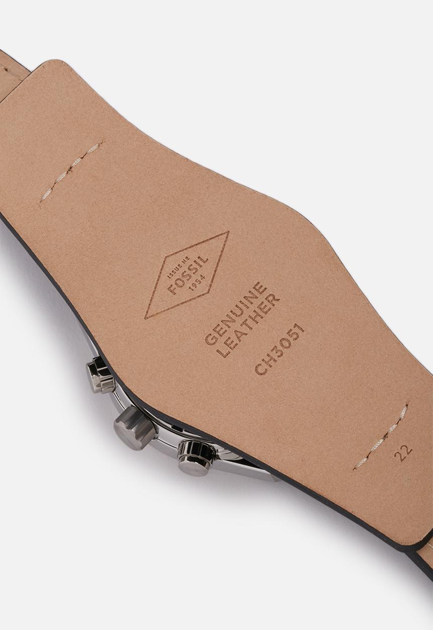 Fossil - Coachman leather watch