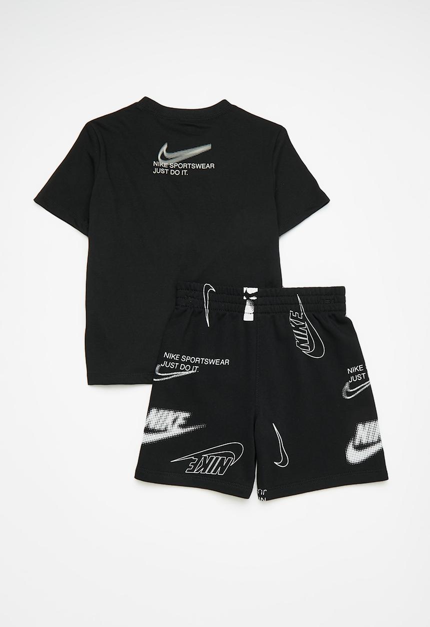 Nike - Nike club brand energy short set - black