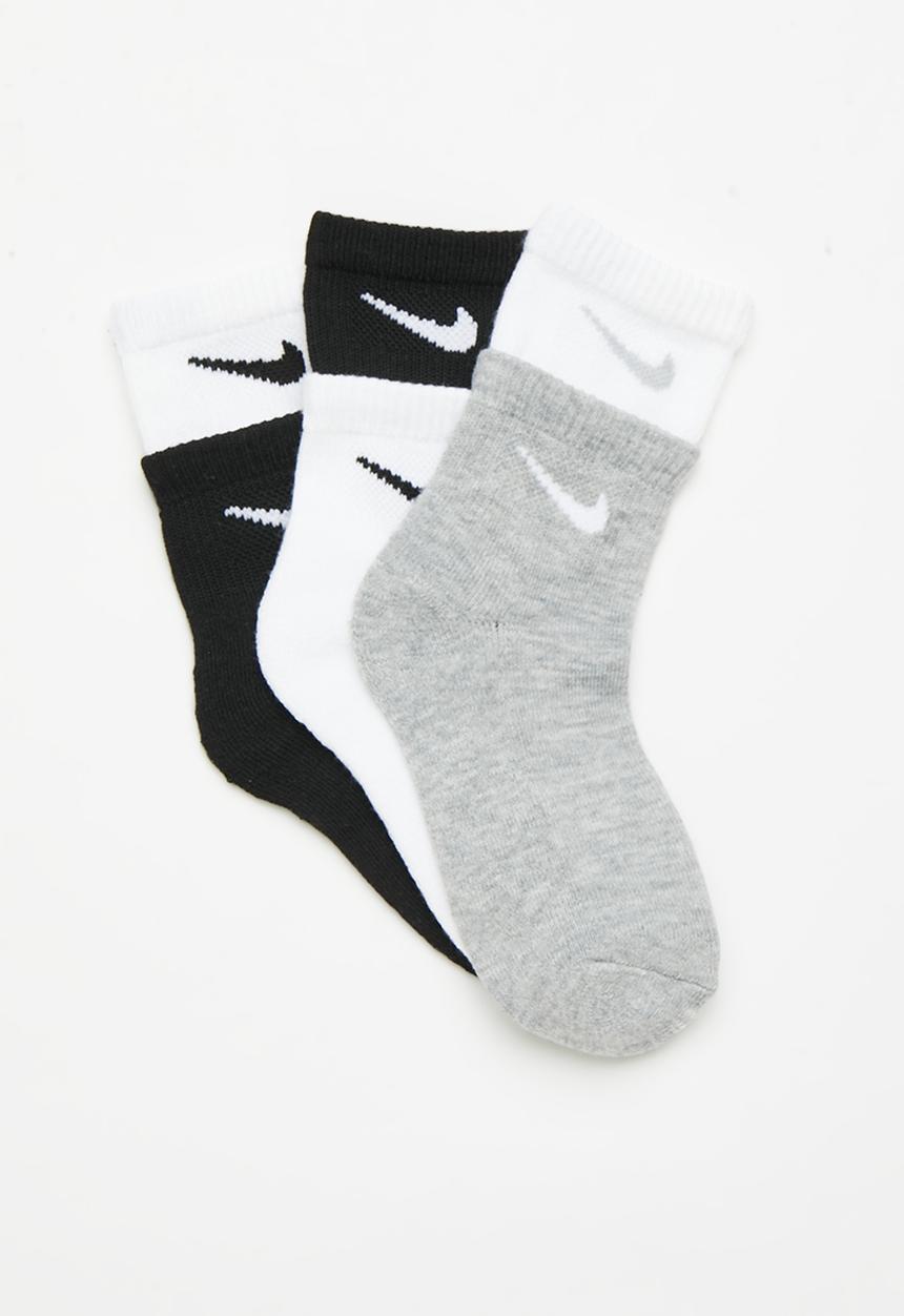 Nike - Nike double welt ankle socks 3-pack - multi