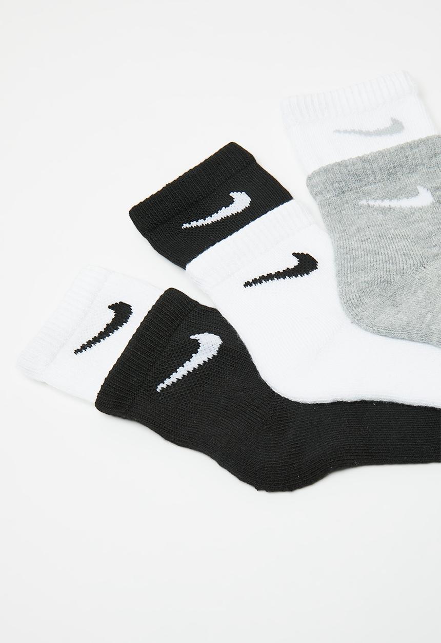 Nike - Nike double welt ankle socks 3-pack - multi